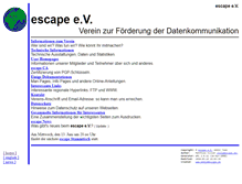 Tablet Screenshot of escape.de